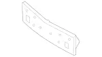 1778858104 - Body: License Bracket for Mercedes-Benz Image