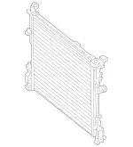 2465001403 - : Radiator for Mercedes-Benz Image