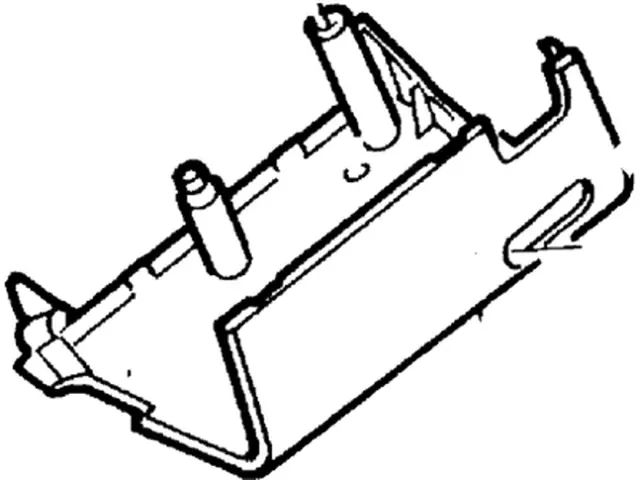 F29Z3530AL - Steering: Lower Shroud for Ford: Bronco, E-150 Econoline, E-150 Econoline Club Wagon, E-250 Econoline, E-350 Econoline, E-350 Econoline Club Wagon, Econoline Super Duty, F-150, F-250, F-250 HD, F-350, F-Super Duty Image