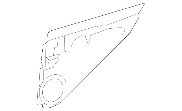 2117300100 - Rear Doors: Sealing Frame for Mercedes-Benz: E320, E500, E55 AMG Image image