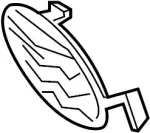 622785UA0A - Body: Lower Grille Finisher for Infiniti Image