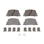 OEX835 - : OEX Rear Disc Brake Pad Set Premium Ceramic for WAGNER BRAKE Image