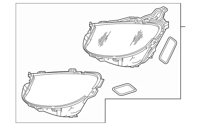 2139063510 - Electrical System: Lamp Unit for Mercedes-Benz: E300, E350, E400, E43 AMG, E450, E53 AMG, E63 AMG S Image image