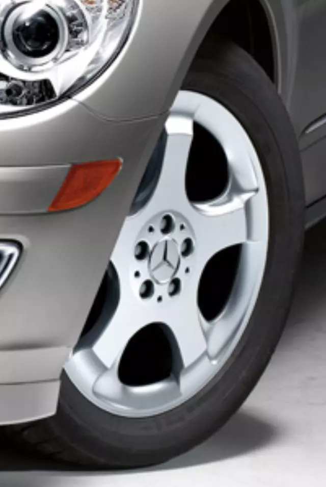 66474299 - Wheels: Wheel (19 Inch) 5-Spoke 8J x 19 255/50 R19 Aluminum Alloy - Silver for Mercedes-Benz Image