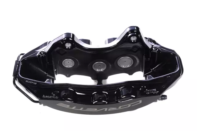 Black Front Driver Side Disc Brake Caliper Assembly - GM (23242501)