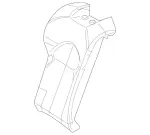 2099200216 - Body: Seat Back Pad for Mercedes-Benz Image