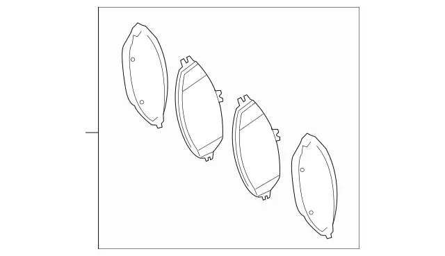 4205604 - : Brake Pads for Mercedes-Benz Image