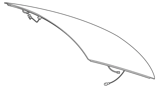 1776707100 - Windows: Rear Window, Tinted for Mercedes-Benz: 180A, 220a, A220, A35 AMG Image image