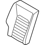 HS7Z5466600AA - : Seat Back Cover for Ford: Fusion, Police Responder Hybrid, SSV Plug-In Hybrid Image