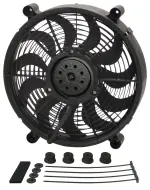 18214 - : 14" High Output Single RAD Pusher/Puller Fan with Standard Mount Kit for Derale Image