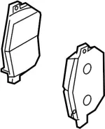 DA06MCA09KNW - : Value Advantage™ PAD KIT-FRONT for Infiniti Image