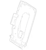 1649201432 - : Backrest Frame for Mercedes-Benz Image