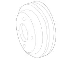 1192000705 - : Belt Pulley for Mercedes-Benz Image