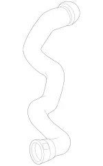 1665012882 - : Radiator Coolant Hose for Mercedes-Benz Image