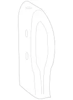 9014030105 - Body: Spare Bracket Plate for Mercedes-Benz Image