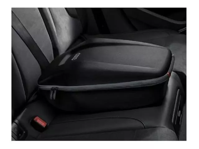 61104A - Interior: Rear Storage Bag - Small And Medium for Audi: A3, A3 Quattro, A3 Sportback e-tron, A4 allroad, A4 Quattro, A5 Quattro, A5 Sportback, A6 allroad, A6 Quattro, A7 Quattro, A7 Sportback, A8 Quattro, allroad, Q3, Q5, Q7, Q8, R8, RS3, RS5, RS5 Sportback, RS7, S3, S4, S5, S5 Sportback, S6, S7, S8, SQ5, SQ7, SQ8, TT Quattro, TT RS Quattro, TTS Quattro Image