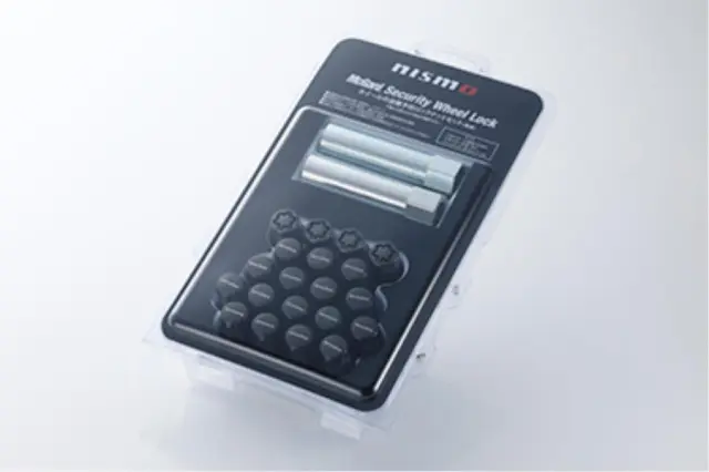 40220RN850 - : NISMO SECURITY WHEEL LOCK NUT SET for Nissan: 200SX, 240SX, 280ZX, 300ZX, 310, 350Z, 370Z, 720, Altima, Armada, Cube, Frontier, GT-R, Juke, Kicks, Maxima, Murano, NV1500, NV200, NV2500, NV3500, Pathfinder, Pathfinder Armada, Pulsar NX, Quest, Rogue, Rogue Select, Sentra, Stanza, TITAN, TITAN XD, Van, Versa, Versa Note, Xterra Image