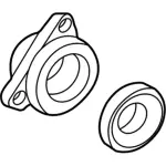 NHUB85 - Suspension: Front Hub &amp; Bearing for Lincoln: Aviator Image