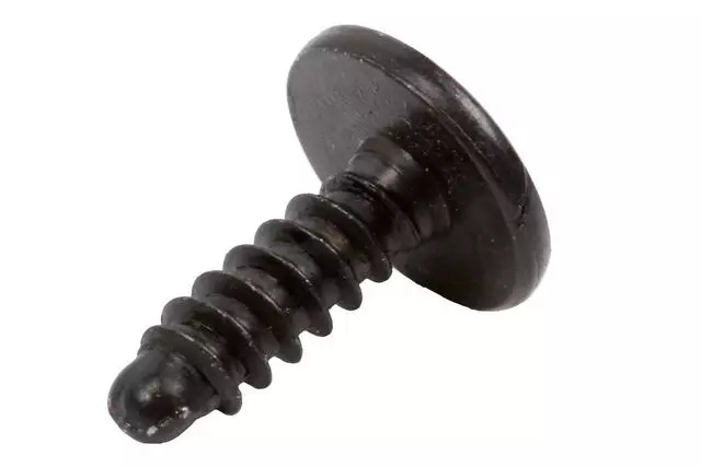 11611881 - : Upper Center Pillar Trim Screw (Replaces Part Number 11509231) for Buick: Enclave, Envision, LeSabre, Skylark | Cadillac: CT4, CTS, DeVille, ELR, Escalade, Seville, XT4 | Chevrolet: Aveo5, Blazer, Bolt EUV, Bolt EV, Camaro, Captiva Sport, Corvette, Equinox, HHR, Impala, Impala Limited, Monte Carlo, Tahoe, Trailblazer, Traverse, Traverse Limited, Trax | GMC: Acadia, Hummer EV Pickup, Hummer EV SUV, Terrain, Yukon | Hummer: H2 | Oldsmobile: Cutlass Supreme | Pontiac: Grand Am, Sunfire | Saturn: Aura, Ion, Outlook, Sky, SL, SL1, SL2, SW1, SW2, Vue Image