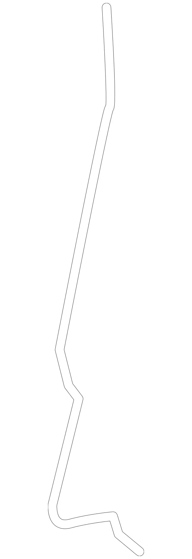 253733013965 - : Securing Rod for Mercedes-Benz: GLC300, GLC43 AMG, GLC63 AMG, GLC63 AMG S Image