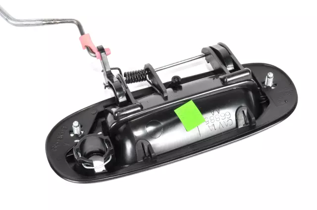 Black Driver Side Front Exterior Door Handle with Rods and Clip - GM (15291303)