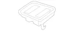 2116802184 - Folding Seat/Center Seat: Closure for Mercedes-Benz Image