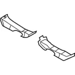 G3GZ5410672B - Body: Upper Crossmember for Lincoln: Continental Image