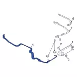 HC3Z7R081F - : Automatic Transmission Oil Cooler Hose Assembly for Ford: F-450 Super Duty, F-550 Super Duty Image