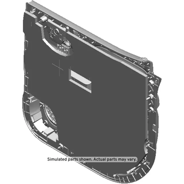 84365043 - Body: Door Interior Trim Panel for Chevrolet: Silverado 1500, Silverado 2500 HD, Silverado 3500 HD | GMC: Sierra 1500, Sierra 2500 HD, Sierra 3500 HD Image