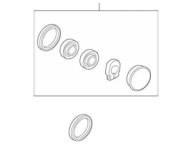 29803002 - Front Axle: Rolling-Element Bearing for Mercedes-Benz Image