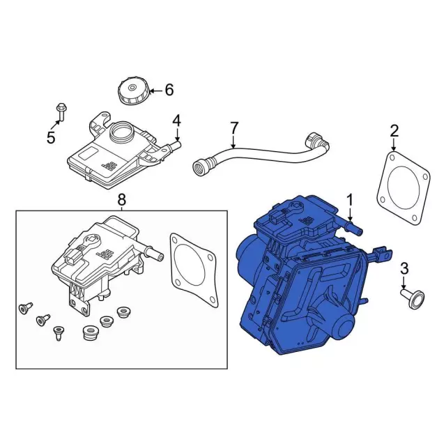 Booster Assembly Brake - Ford (LK9Z-2005-K)