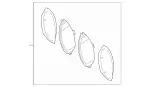 4205004 - : Disk Brake Pad for Mercedes-Benz Image
