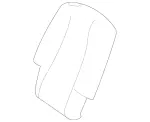 16792068168U00 - : Outer Cov, Rear Seat Backr for Mercedes-Benz Image