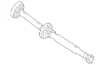 1644103302 - : Propeller Shaft for Mercedes-Benz Image