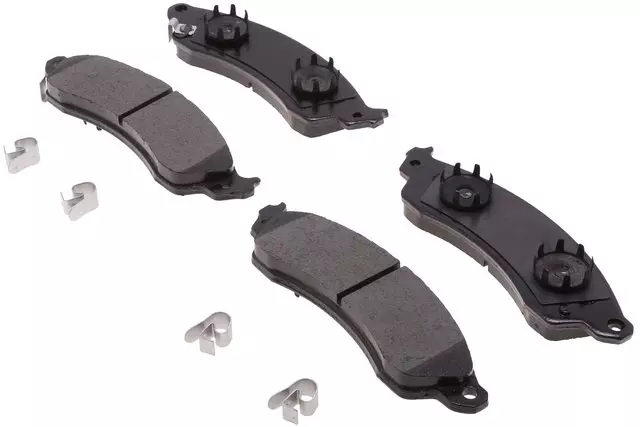 19428156 - Unclassified: Ceramic Front Disc Brake Pad Kit with Clips for GM Image
