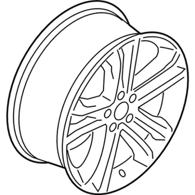 KT4Z1007T - Suspension: Wheel, Alloy for Ford Image