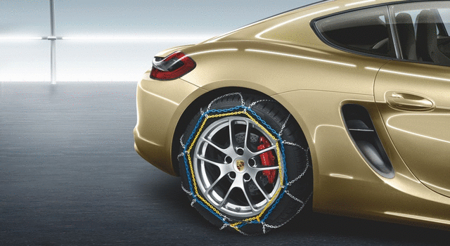 98104460000 - Wheels: Snow Chains for Porsche: 718 Cayman, 718 Spyder, Boxster, Cayman Image