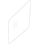 2108100921 - Body: Glass for Mercedes-Benz Image