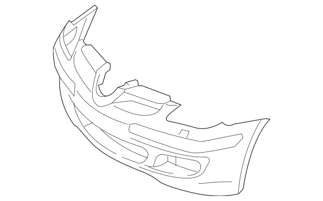 17188536259999 - Body: Bumper Cover for Mercedes-Benz Image