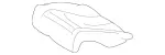 20992090467H91 - Body: Cushion Cover for Mercedes-Benz Image