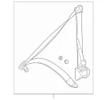 2108601785 - : Seat Belt for Mercedes-Benz Image