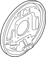 4403060U11 - Brakes: Splash Shield for Infiniti Image