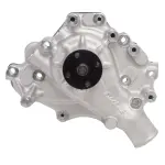 8843 - : Water Pump for Small-Block Ford 351W in Satin Finish for Edelbrock Image