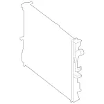 995003600 - Radiator: Coolant Radiator for Mercedes-Benz Image