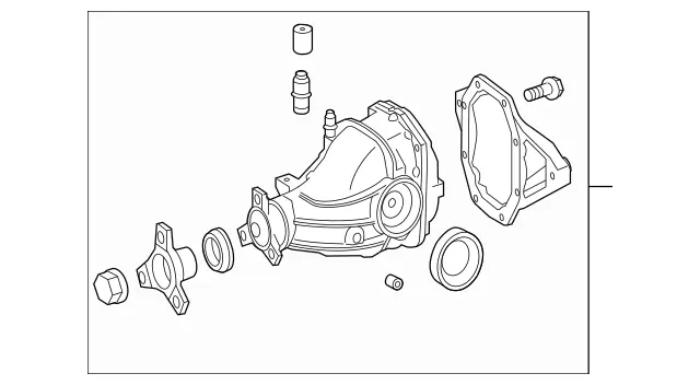 2043502123 - : Rear Axle Differential                   for Mercedes-Benz: C 63 AMG&amp;reg; Image