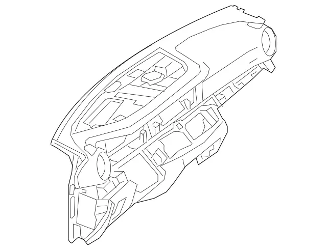 21368000057G26 - Body: Instrument Panel for Mercedes-Benz Image
