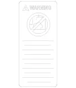 2118172320 - Tools and Accessories: Information Label for Mercedes-Benz: 180C, 600SL, C230, C240, C280, C32 AMG, C320, C350, C55 AMG, CL500, CL55 AMG, CLK320, CLK350, CLK500, CLK55 AMG, CLK63 AMG, CLS500, CLS55 AMG, CLS550, CLS63 AMG, E320, E430, E500, E55 AMG, ML320, ML430, ML500, ML55 AMG, ML550, R350, R500, S430, S55 AMG, SL500, SL55 AMG, SL550, SL600, SL63 AMG, SL65 AMG, SLK230, SLK280, SLK300, SLK320, SLR McLaren Image