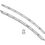 FR3Z6302565E - Body: Roof Molding for Ford: Mustang Image