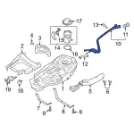 L1MZ9034Y - : Fuel Tank Filler Neck for Ford: Explorer, Police Interceptor Utility Image