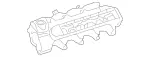 1130100730 - : Valve Cover for Mercedes-Benz: C 55 AMG&amp;reg;, CL 55 AMG&amp;reg;, CLK 55 AMG&amp;reg;, CLS 55 AMG&amp;reg;, E 55 AMG&amp;reg;, G 55 AMG&amp;reg;, S 55 AMG&amp;reg;, SL 55 AMG&amp;reg;, SLK 55 AMG&amp;reg; Image